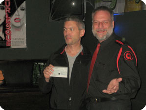 cheque from Spearhead in 2010