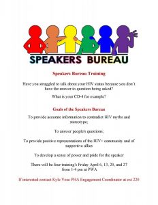 Speakers Bureau Training